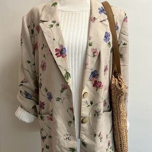 Vintage Alfred Dunner Floral Blazer